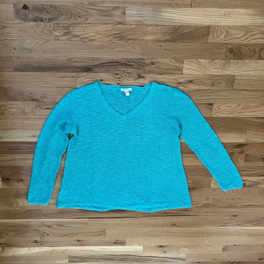 Eileen Fisher Linen Blue Tunic